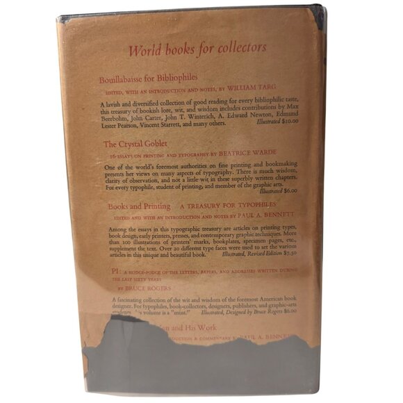 Books And Book-Collectors John Carter Hardcover 1957 First Edition The World Pub - Picture 4 of 16